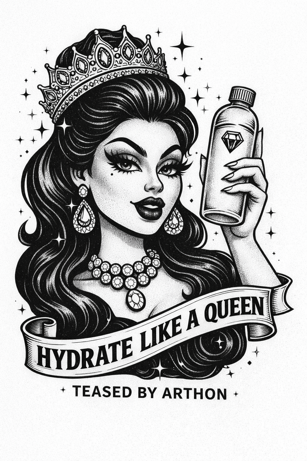 Hydrate Like a Queen Bottle