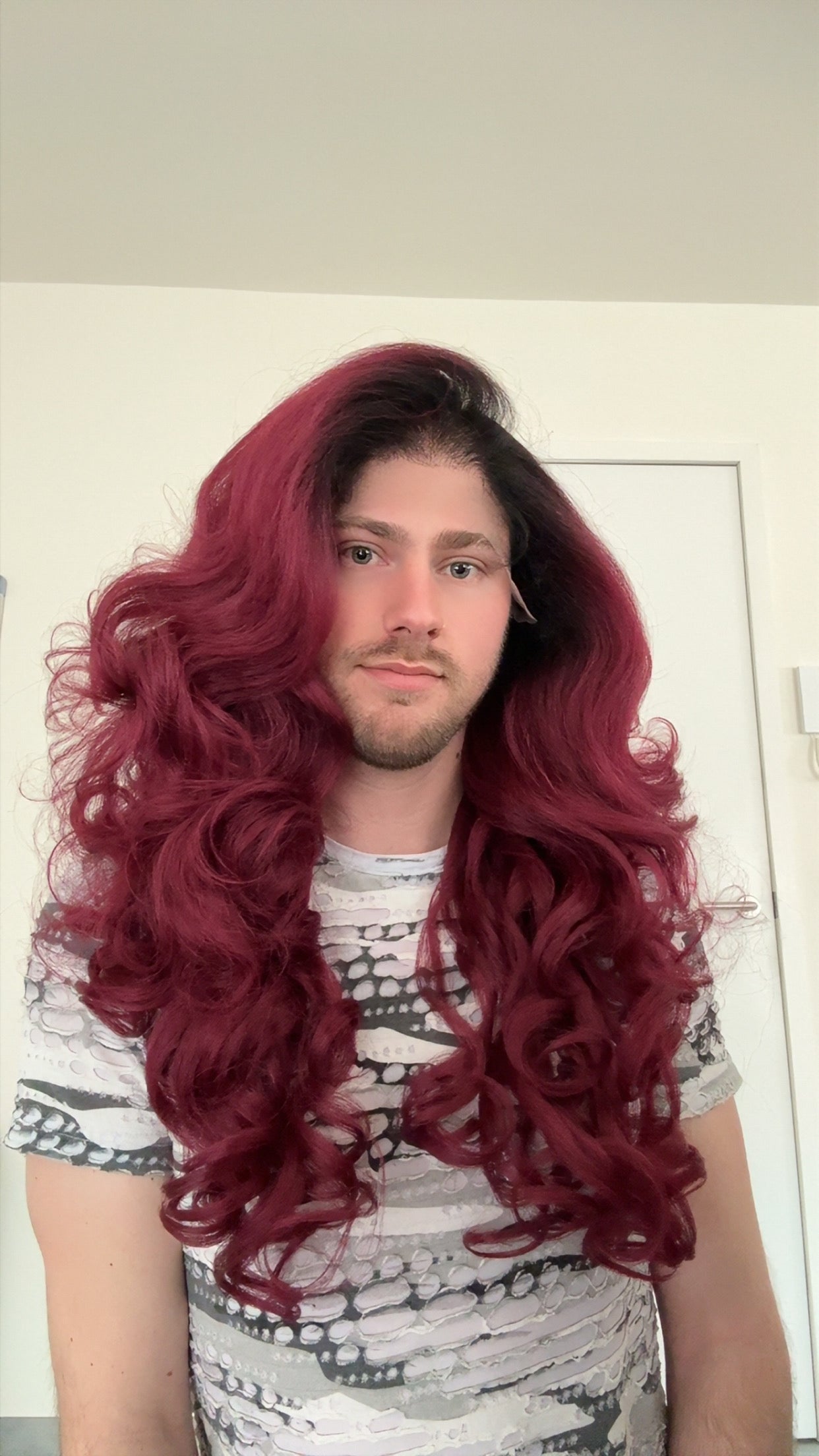 Midnight Wine - Drama in motion base wig